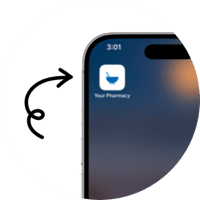 Phone home screen icon for the patient portal app.